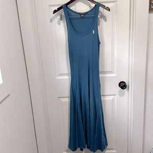 Ralph Lauren Pima Cotton Midi Dress w/ “Twirly” Skirt Small